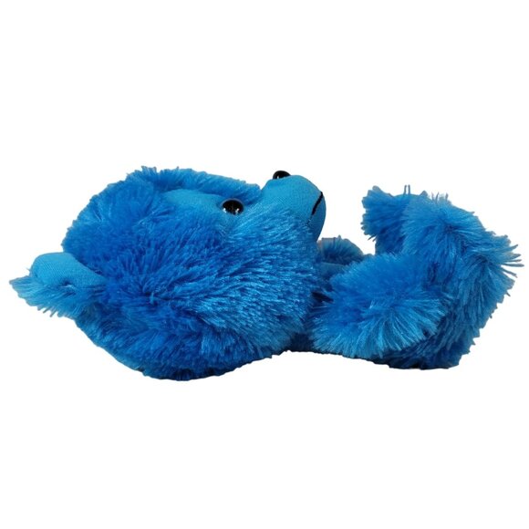 2/$15 Classic Toy Big Head Wolf Bear Plush Blue 10" Fluffy Stuffed Tag Removed - Picture 5 of 9